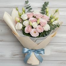 Букет шампанское в Нижней Мактаме Букет цветов из: Лизиантусы в Нижней Мактаме