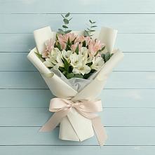 Букет цветов из:  Альстромерии в Нижней Мактаме