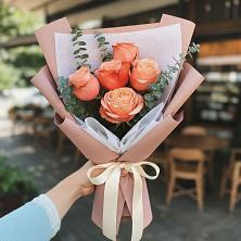 Букет персиковый аромат в Нижней Мактаме Букет цветов из: Розы в Нижней Мактаме
