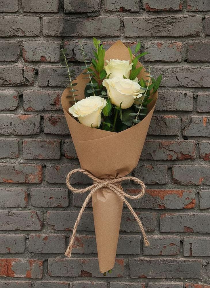 Букет из 3 роз в Нижней Мактаме Букет цветов из: Розы в Нижней Мактаме