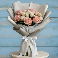Букет Нежное облако в Нижней Мактаме Букет цветов из: Розы в Нижней Мактаме