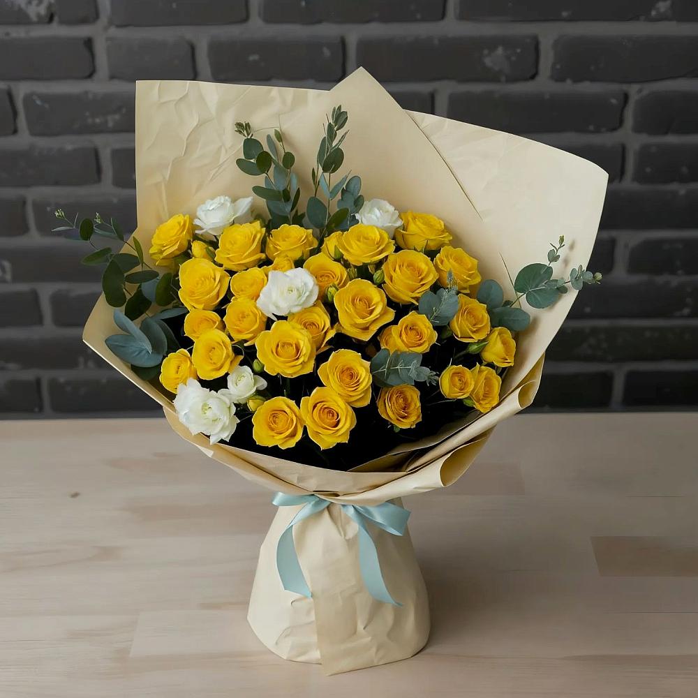 Букет цветов из: Розы в Нижней Мактаме