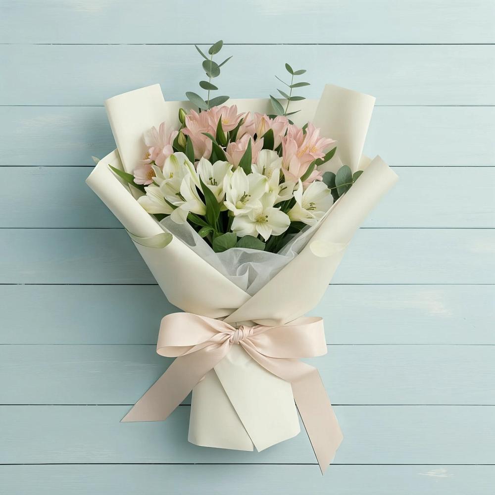 Букет цветов из: Альстромерии в Нижней Мактаме