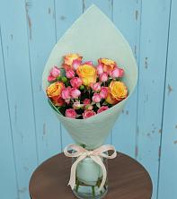 Букет Отличное настроение в Нижней Мактаме Букет цветов из: Розы в Нижней Мактаме